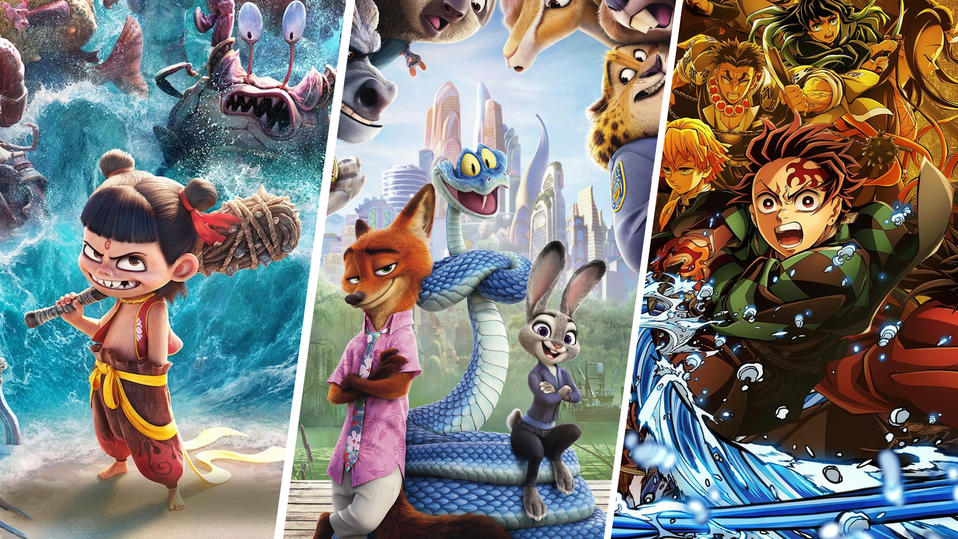Top Animation Examples, Demon Slayer Infinity Castle Arc, Zootopia 2, ect.